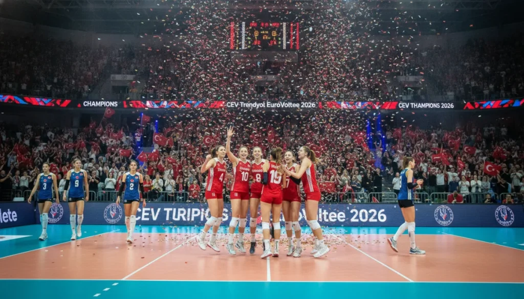 Milli Takım Almanya’yı Devirdi: EuroVolley’de 4’te 4