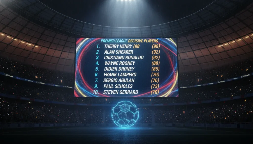 Premier Lig’de Maçın Kaderini Değiştiren En İyi 10 Futbolcu